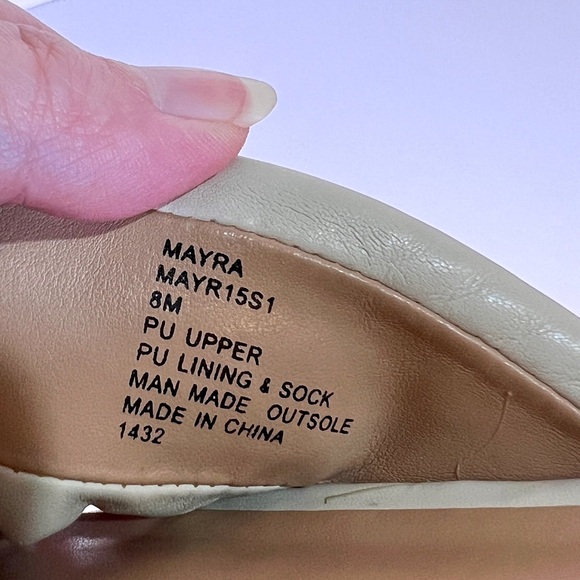 Steve Madden Mayra Padded Cross Band Beige Slide Flat Sandals Womens 8 - Picture 7 of 8